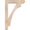 Ekena Millwork Legacy Craftsman Smooth Bracket w/ Offset Brace, Douglas Fir, 5 1/2"W x 24"D x 36"H BKT0604X24X36LEC04SDF - alternate 2